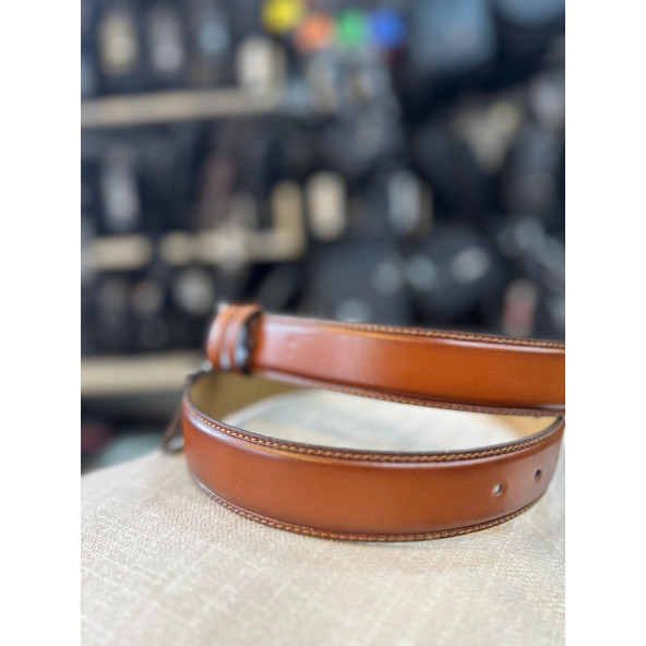TRG POLO TABA HAKİKİ DERİ ERKEK KEMERİ ürün görseli 1