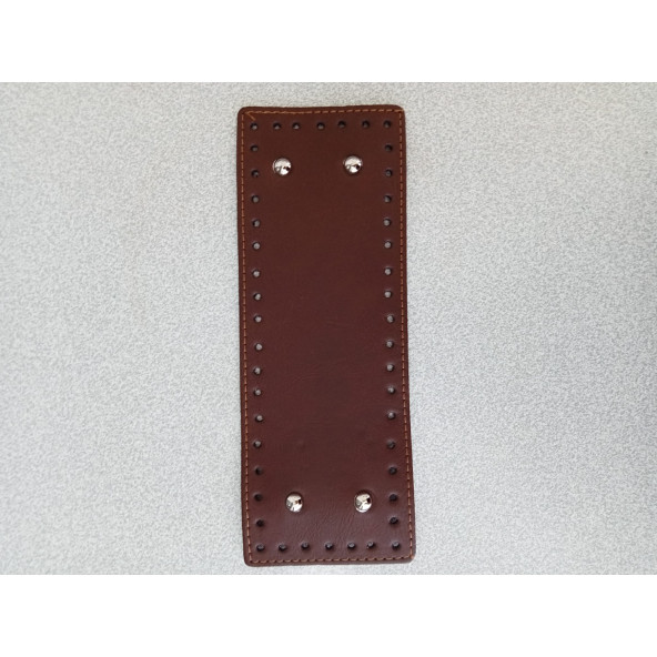 Likya 25-10 cm  Salpali Deri Taba Rengi Çanta Tabanı ürün görseli 1