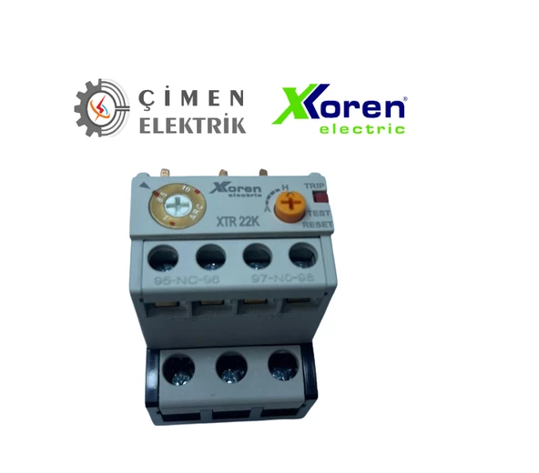 XKOREN 6-9A Geçmeli Termik Röle XTR22K-6-9 ürün görseli 1