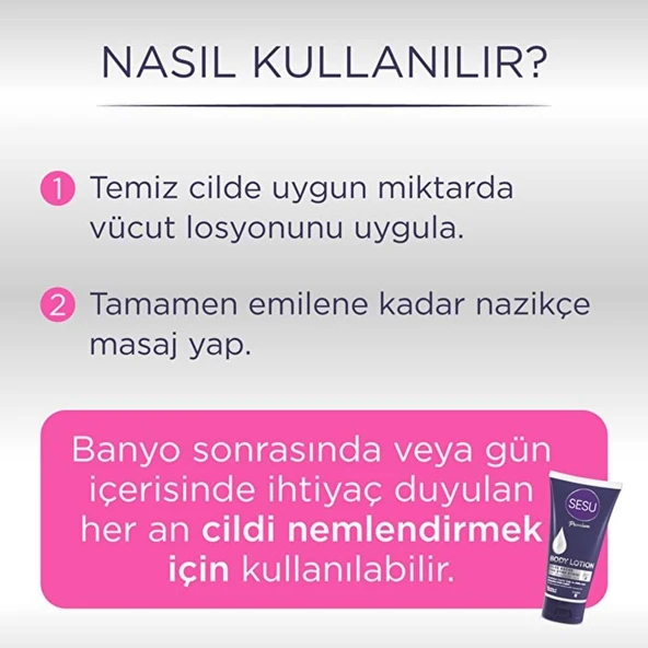 Sesu Vücut Losyonu 175ML (Body Lotıon) (3 Lü Set) - Resim 8