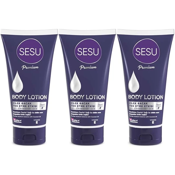 Sesu Vücut Losyonu 175ML (Body Lotıon) (3 Lü Set) ürün görseli 1