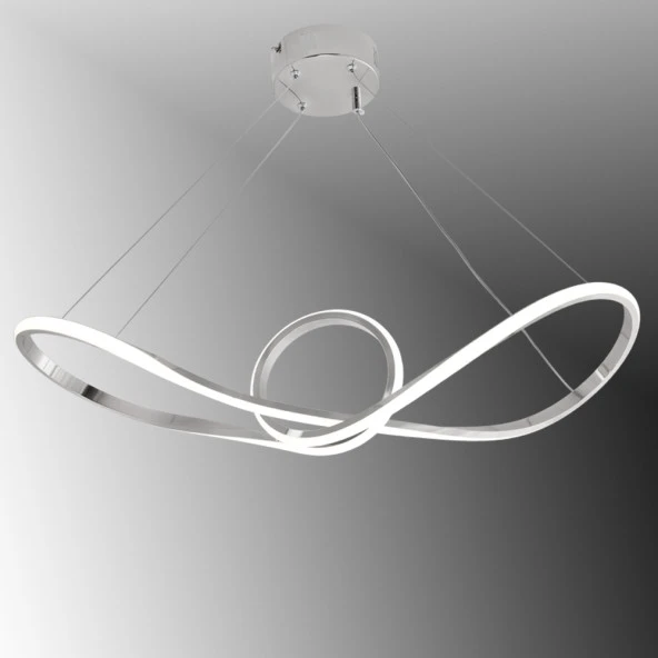 TT Aydınlatma TT002-KR  Papyon Modeli Krom Kaplama Led Avize ürün görseli 1