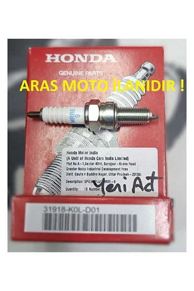 Honda Activa 125 Buji Orjinal Servis Kodlu Mr8E-9 Ngk Yeni Activa Buji Arasmto ürün görseli 1