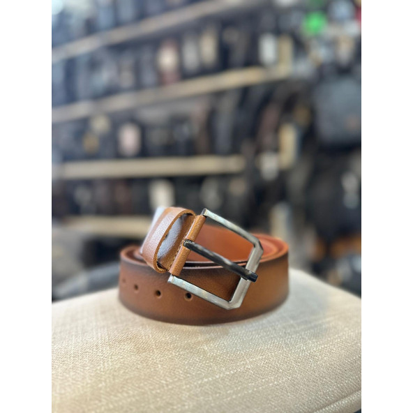 TRG POLO TABA 4 CM DERİ ERKEK KEMERİ ürün görseli 1