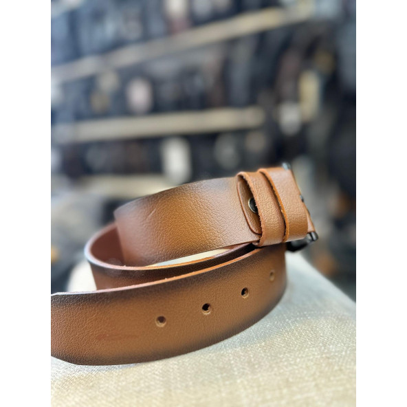TRG POLO TABA 4 CM DERİ ERKEK KEMERİ - Resim 3