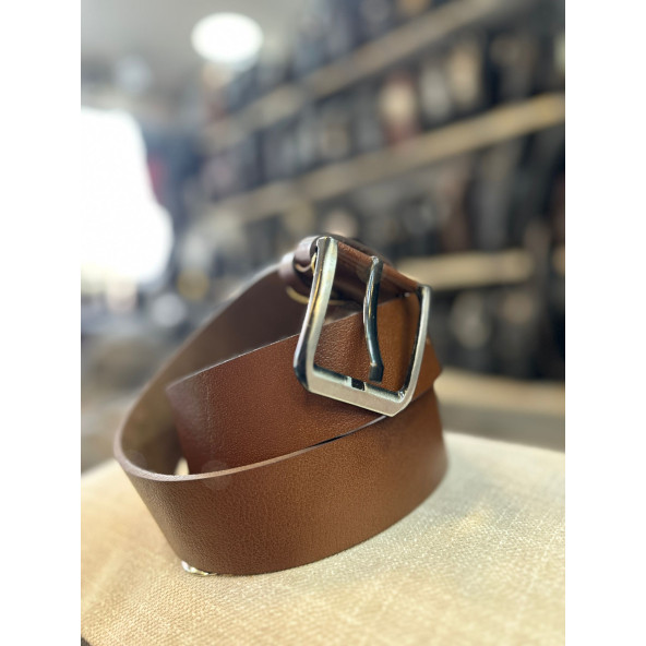 TRG POLO HAKİKİ DERİ ERKEK KEMERİ-4 CM ürün görseli 1
