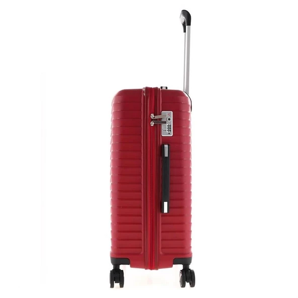 Ççs 5235 Polipropilen 3 Lü Valiz Seti Bordo - Resim 8