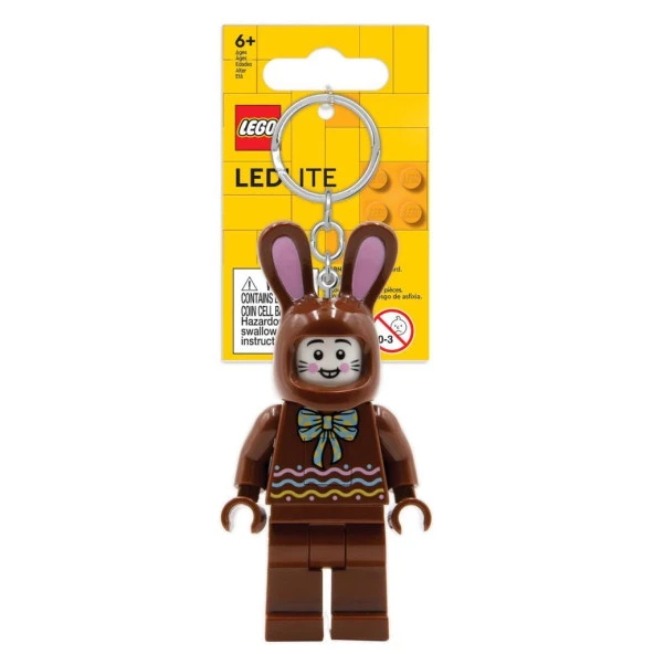 LEGO Minifigures KE180H Iconic Chocolate Bunny Led Key Chain ürün görseli 1