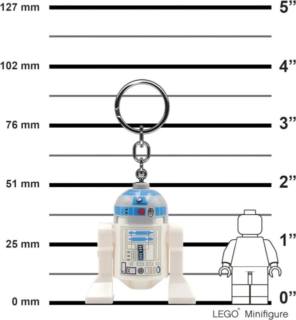 LEGO Star Wars KE21H R2-D2 Led Key Chain - Resim 3