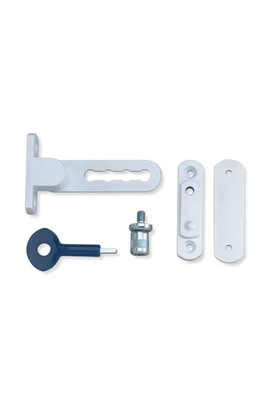 Yale Mandallı Pencere Kilidi Beyaz 2li set - Resim 2