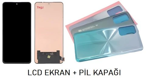 Xiaomi Mİ 10T LCD Ekran + Arka Kapak GRİ ürün görseli 1