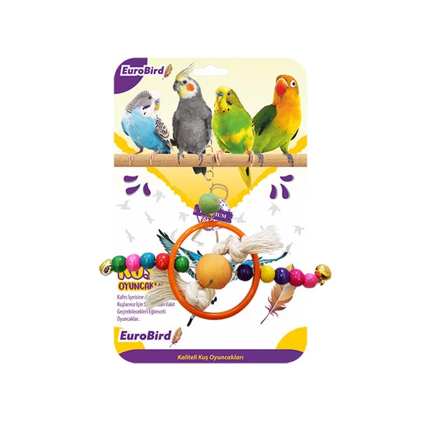 EuroBird Kuş Oyuncağı Bocuklu Halka ürün görseli 1