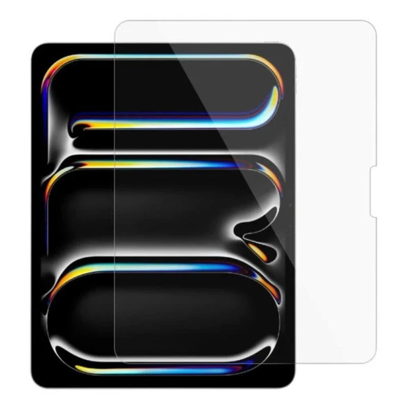 iPad Pro 13 M4 2024 (Model No: A2925, A2926, A3007) İçin Ekran Koruyucu 9H Esnek Nano ürün görseli 1