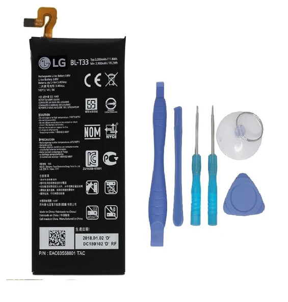 LG Q6 Batarya Pil Sıfır Orijinal + TAMİR SETİ ürün görseli 1