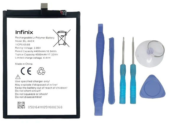 Infinix ZERO 8 Batarya Pil Sıfır Orijinal + TAMİR SETİ ürün görseli 1