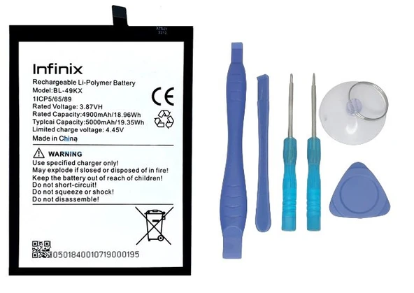 Infinix NOTE 12 Batarya Pil Sıfır Orijinal + TAMİR SETİ ürün görseli 1
