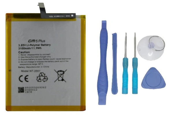 General Mobile GM 5 PLUS Batarya Pil Sıfır Orijinal + TAMİR SETİ ürün görseli 1