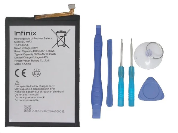 Infinix HOT 20İ Batarya Pil Sıfır Orijinal + TAMİR SETİ ürün görseli 1