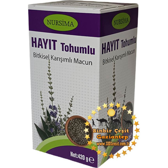 Nursima Hayıt Tohumlu Bitkisel Karışımlı Macun 420 G ürün görseli 1