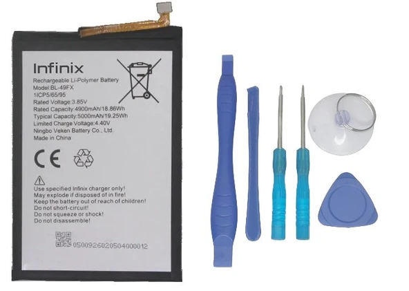 Infinix HOT 9 Batarya Pil Sıfır Orijinal + TAMİR SETİ ürün görseli 1