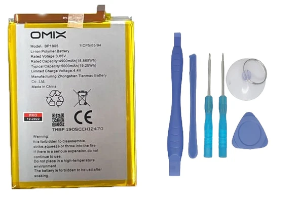 Omix 600 Batarya Pil Sıfır Orijinal + TAMİR SETİ ürün görseli 1