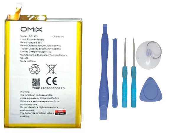 Omix 700 Batarya Pil Sıfır Orijinal + TAMİR SETİ ürün görseli 1