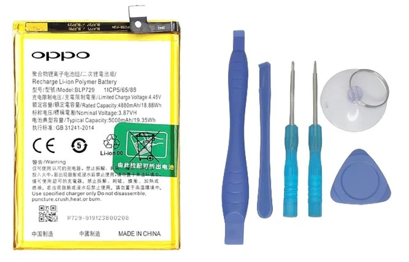 Oppo Realme C3 - Blp 729 - Batarya Pil Sıfır Orijinal + TAMİR SETİ ürün görseli 1