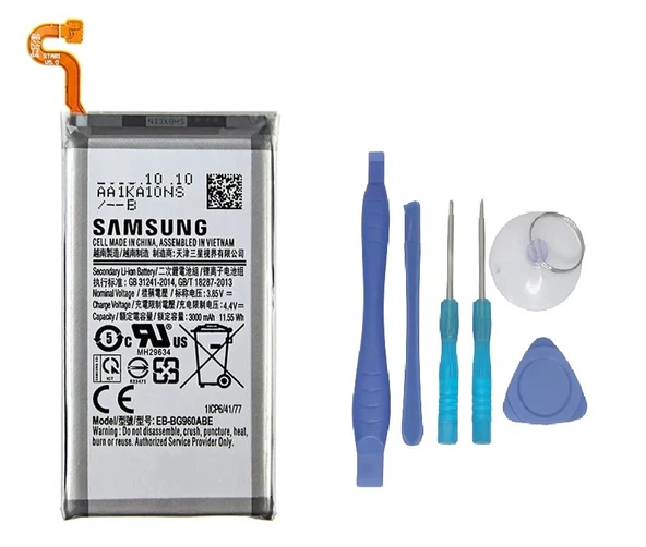 Samsung Galaxy S9 - SM- G960 Batarya Pil Sıfır Orijinal + TAMİR SETİ ürün görseli 1