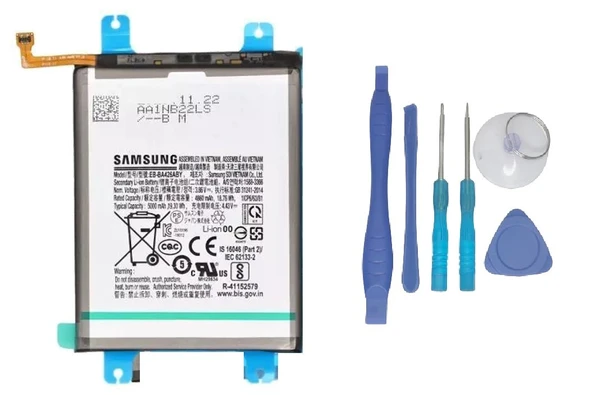 Samsung Galaxy M22 - SM-M225 Batarya Pil Sıfır Orijinal + TAMİR SETİ ürün görseli 1