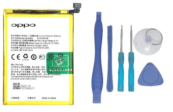 Oppo Realme 3 - Blp693 - Batarya Pil Sıfır Orijinal + TAMİR SETİ ürün görseli 1