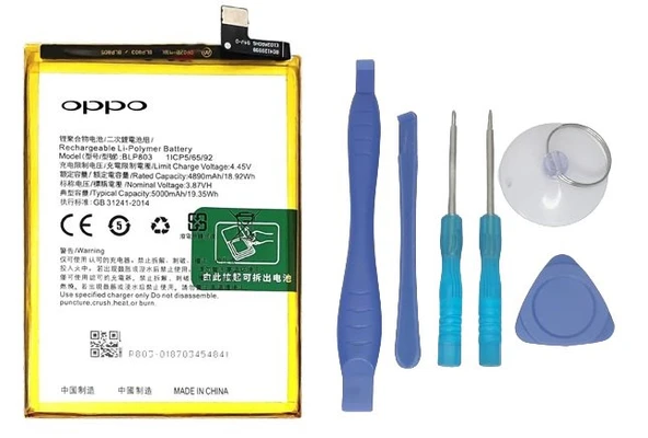 Oppo Realme 7i - Blp803 - Batarya Pil Sıfır Orijinal + TAMİR SETİ ürün görseli 1