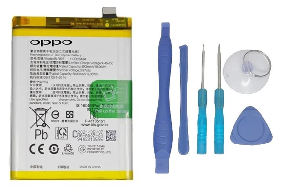 Oppo Realme V5 5g - Blp807 -  Batarya Pil Sıfır Orijinal + TAMİR SETİ ürün görseli 1