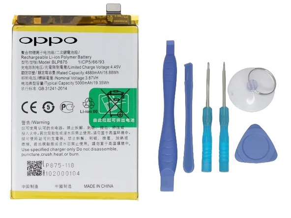 Oppo Realme Q3 Pro 5g - Blp857 - Batarya - Batarya Pil Sıfır Orijinal + TAMİR SETİ ürün görseli 1
