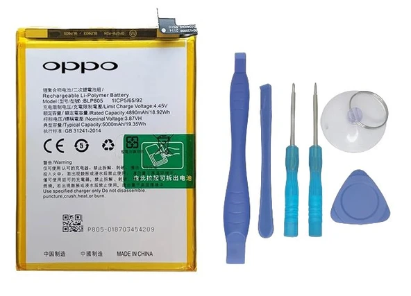 Oppo A55 - Blp805 - Batarya Pil Sıfır Orijinal + TAMİR SETİ ürün görseli 1