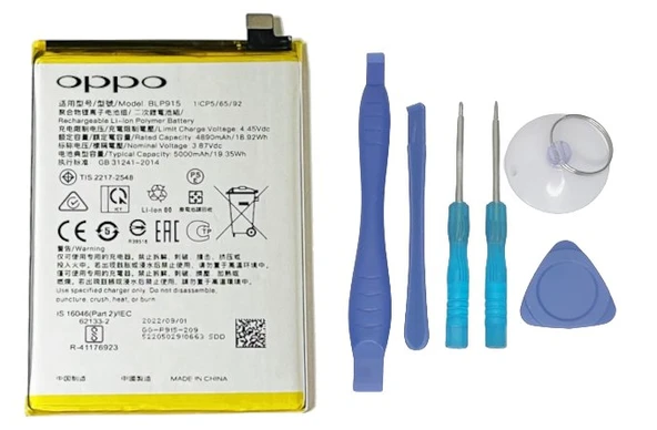 Oppo A56s - Blp915 -Batarya Pil Sıfır Orijinal + TAMİR SETİ ürün görseli 1