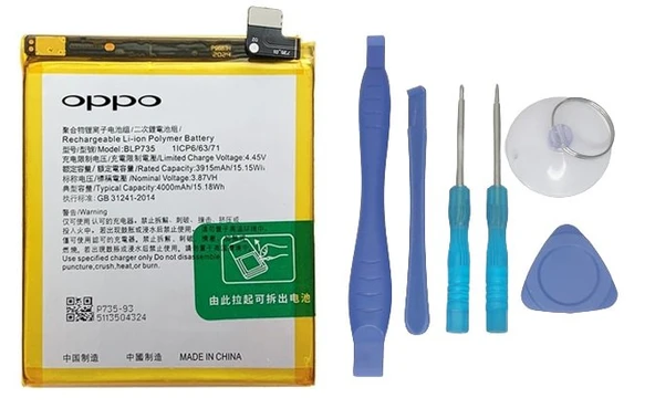 Oppo Reno 2 - BLP735 Batarya Pil Sıfır Orijinal + TAMİR SETİ ürün görseli 1