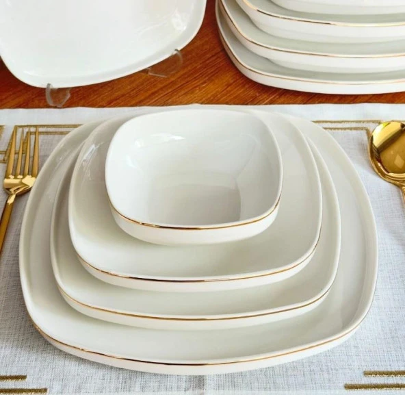 Royking Eliie Gold Line 24 Parça Yemek Takımı HRN 23020G ürün görseli 1