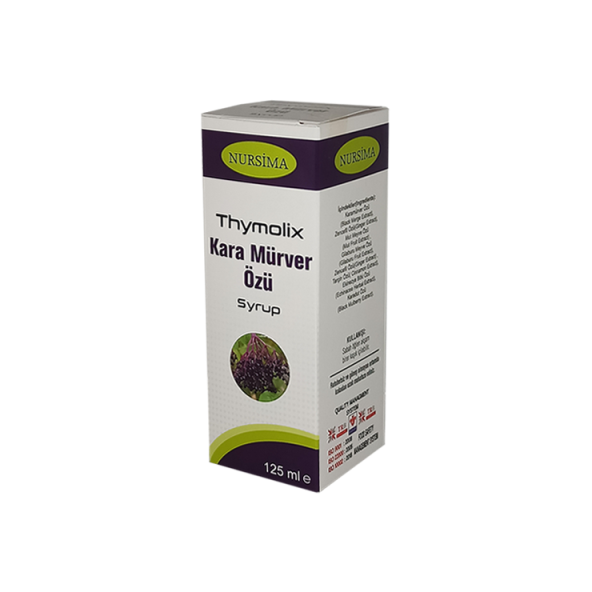 Nursima Thymolix Kara Mürver Özü Şurubu 125ml ürün görseli 1