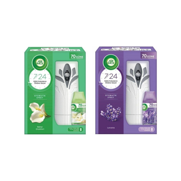 Air Wick Oda Kokusu Otomatik Sprey Makine Seti 2li Set ürün görseli 1