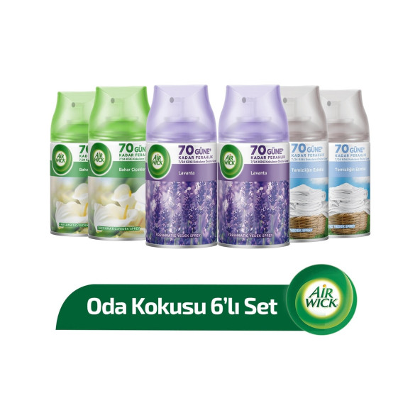 Air Wick Freshmatic Yedek 6'lı Yeni ürün görseli 1