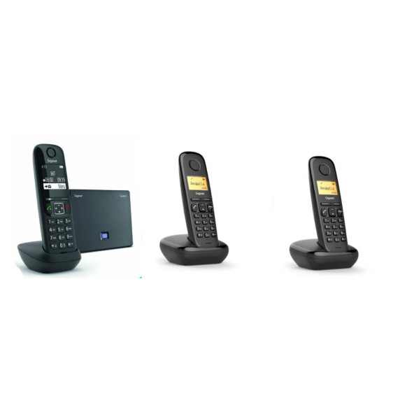 Gigaset AS690 IP 3 Dahili Dect Telsiz Kablosuz Telefon Santrali ürün görseli 1