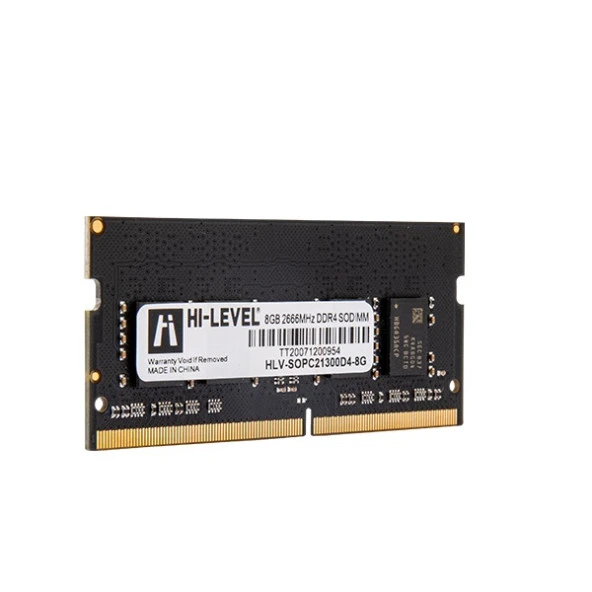 HI-LEVEL 8GB DDR4 2666MHZ NOTEBOOK RAM VALUE HLV-SOPC21300D4/8G ürün görseli 1