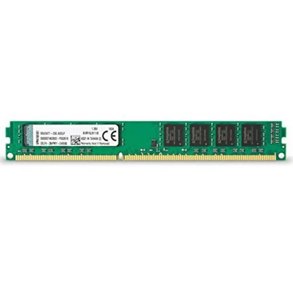 KINGSTON 8GB DDR3 1600MHZ CL11 PC RAM VALUE KVR16LN11/8WP ürün görseli 1