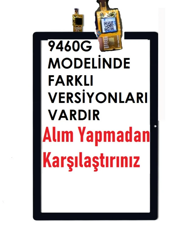 TCL, Alcatel 10.1 Siyah Dokunmatik 63324A1-V2 Kodlu ürün görseli 1