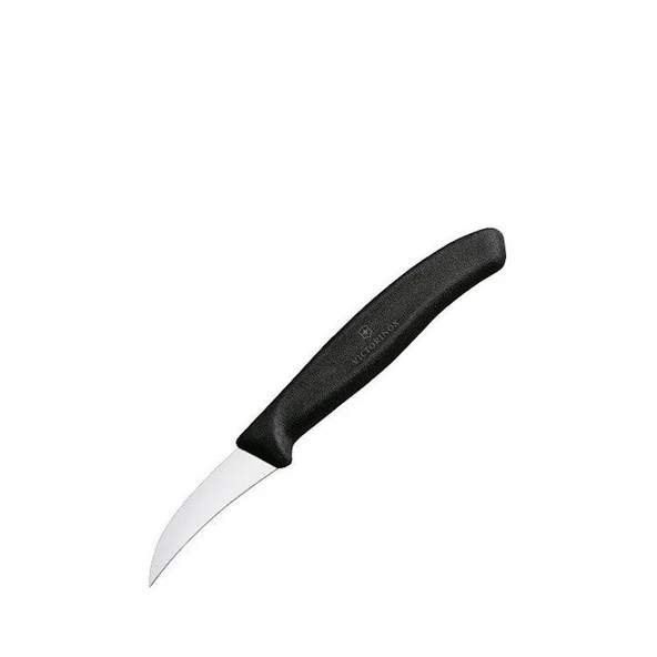 VİCTORİNOX SOYMA BIÇAĞI 6 CM SİVRİ SC SİYAH ürün görseli 1