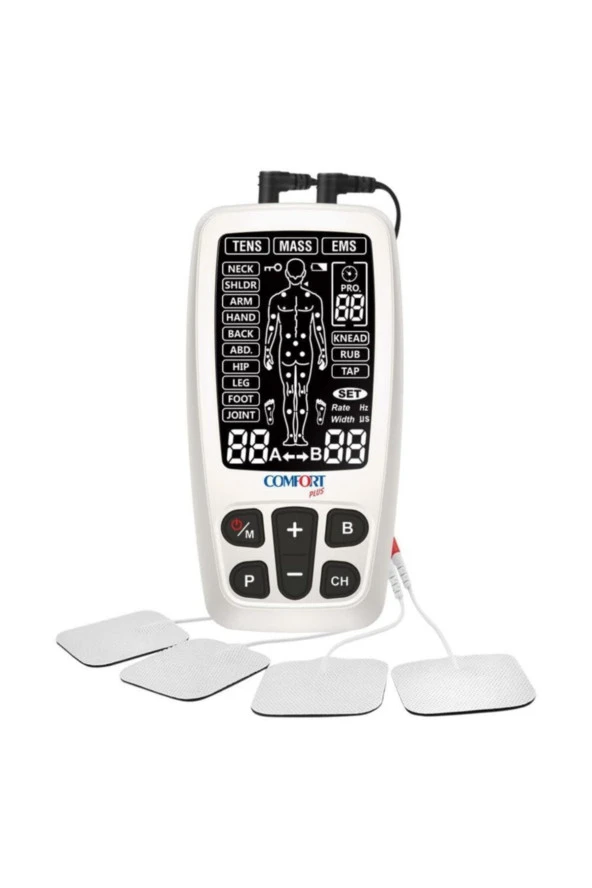 Comfort Plus R-c4a Şarj Edilebilir Tens Ems Masaj Cihazı ürün görseli 1