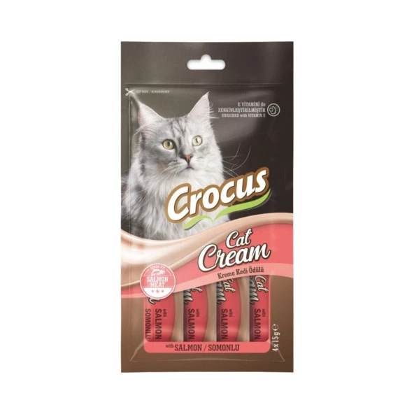 Crocus Somonlu Krema Kedi Ödülü4X15G ürün görseli 1