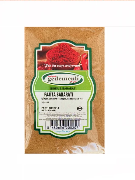 FAJİTA BAHARATI 500 GR ürün görseli 1