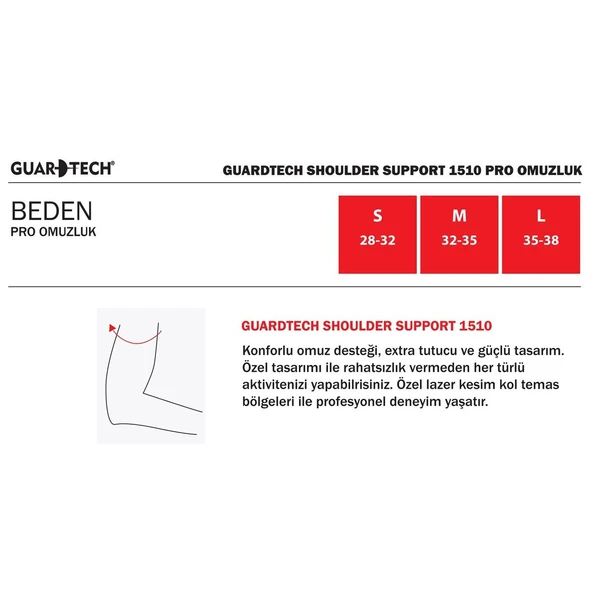 Guardtech Shoulder  Support 1510 - Resim 7