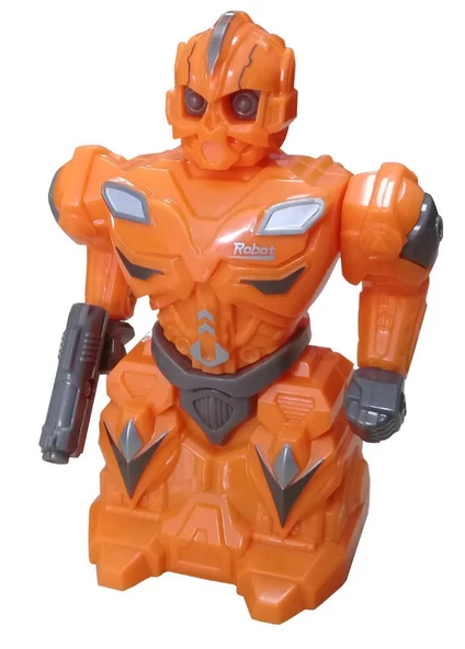 CAN OYUNCAK SÜRTMELİ KIRILMAZ ROBOT 8816 - Resim 2